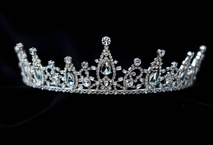 Intricate Vintage Crown and Tiara for Beauty Pageants